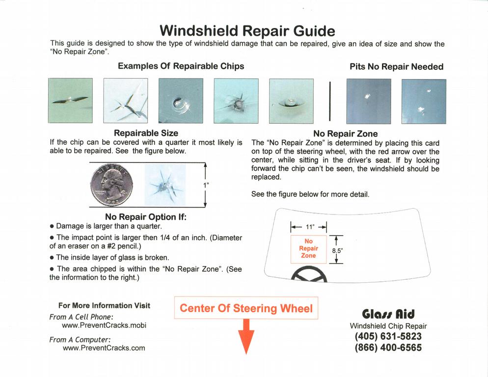 Rental Car Windshield Chip Rental Car Windshield Chip